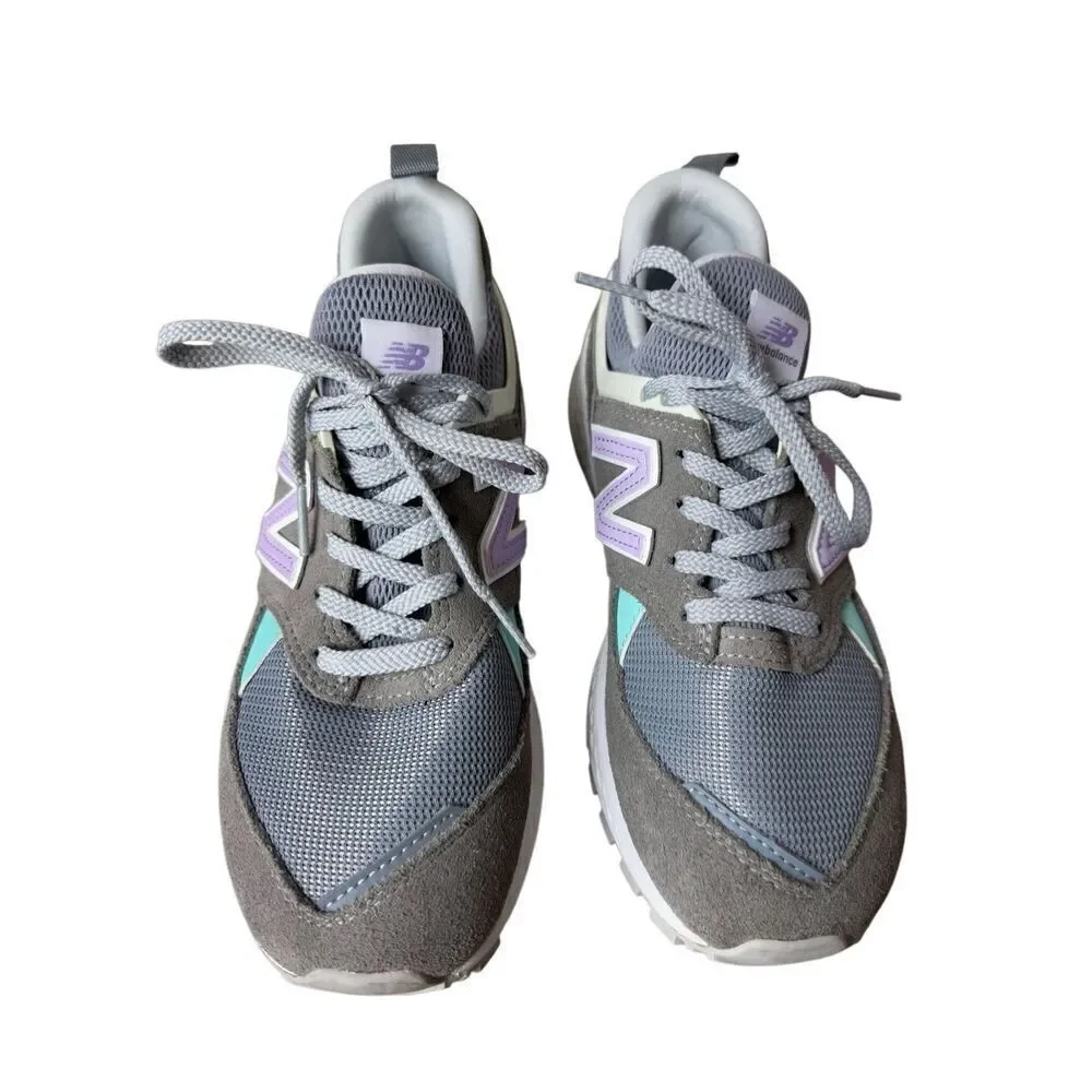NEW BALANCE 574 Sport Women Gunmetal/Dark Violet (WS574PRC) Size 7